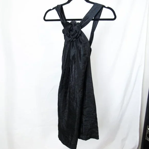 tight white backless dress Vintage Beaded Navy Blue 90s Party Dress – misaislestyle main image 1